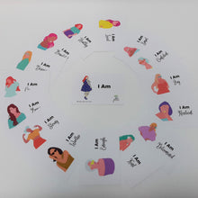 Load image into Gallery viewer, &quot;I Am&quot; Small Dangle Earrings and Affirmation Cards Set
